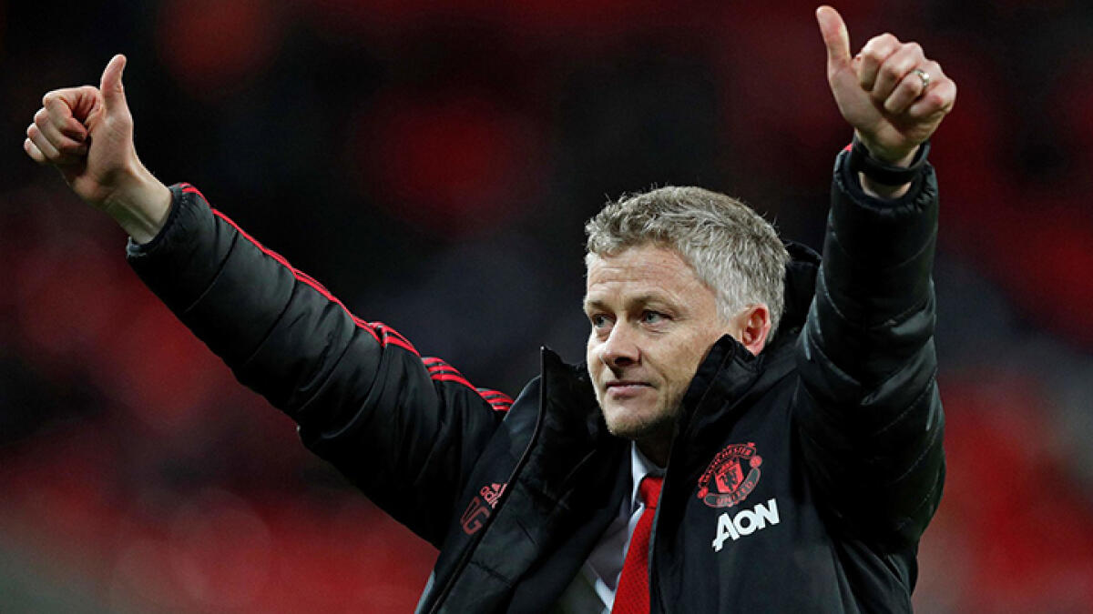 Ole Gunnar Solskjaer, coach of Man United, said attacking football was ingrained in the club.
