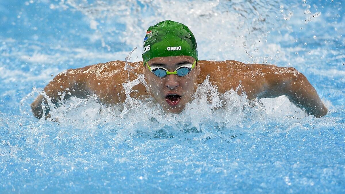 South African star Chad Le Clos is in great form, having defended his 100m butterfly world championship title. 