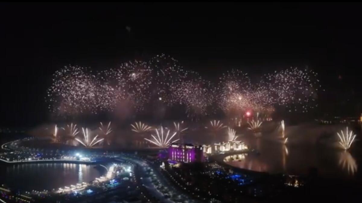 Among the special features of this year's fireworks display are the use of pyro-drones, which will create a spectacular display - starting with the countdown to the New Year and going on to recreating the key monuments in the emirate through laser displays and pyrotechnics.