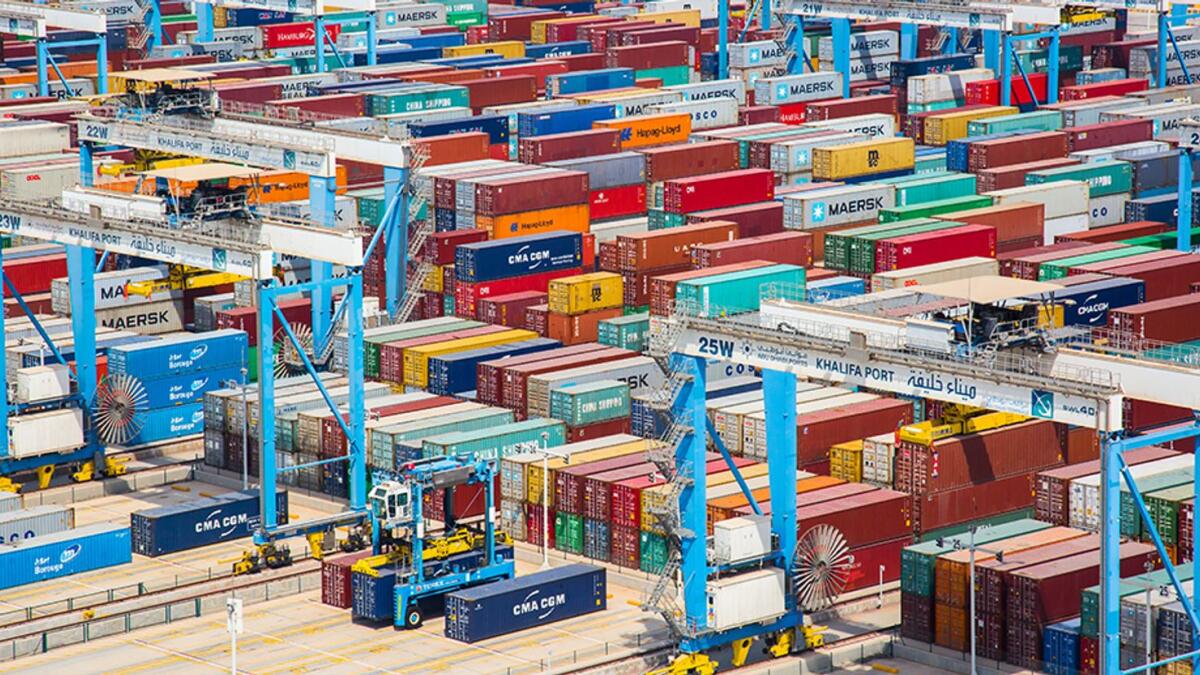 Imports, accounting for a major share of the total trade, were valued at Dh92.5 billion, exports at Dh73.46 billion, and re-exports at Dh35.26 billion, according to data released by the General Administration of Abu Dhabi Customs shows. — File photo