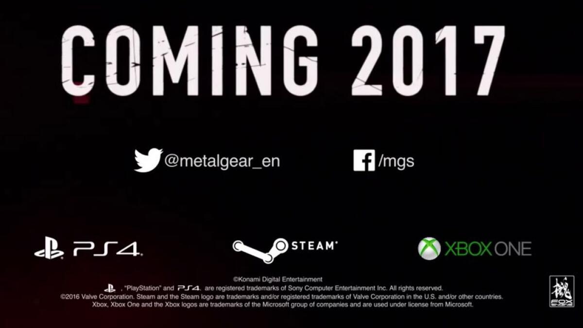 Konami confirms new Metal Gear game
