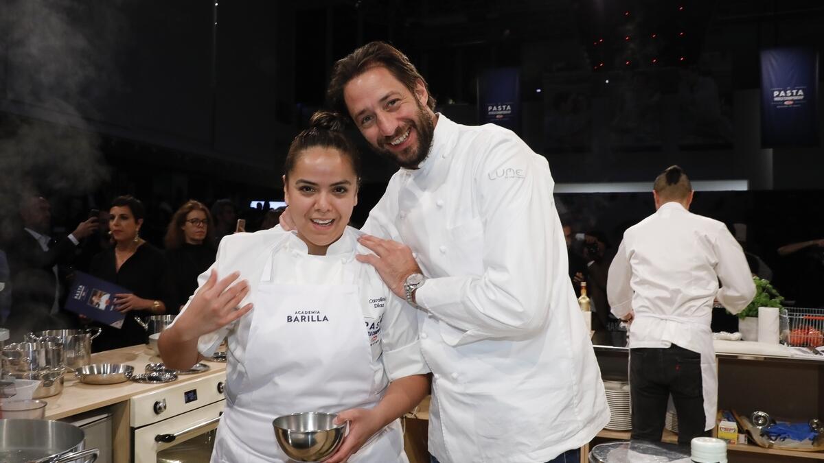 Michelin-star chef Luigi Taglienti offers support to Carolina Diaz