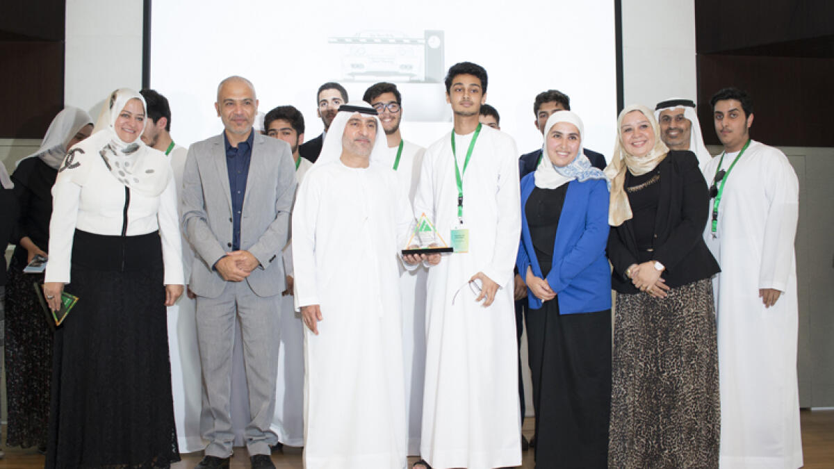 Dubai students smart parking app wins Company of the Year Award
