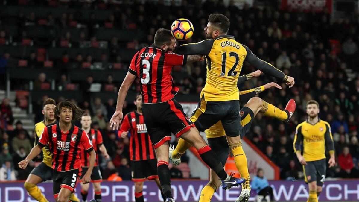 Wenger rues failure to beat Bournemouth