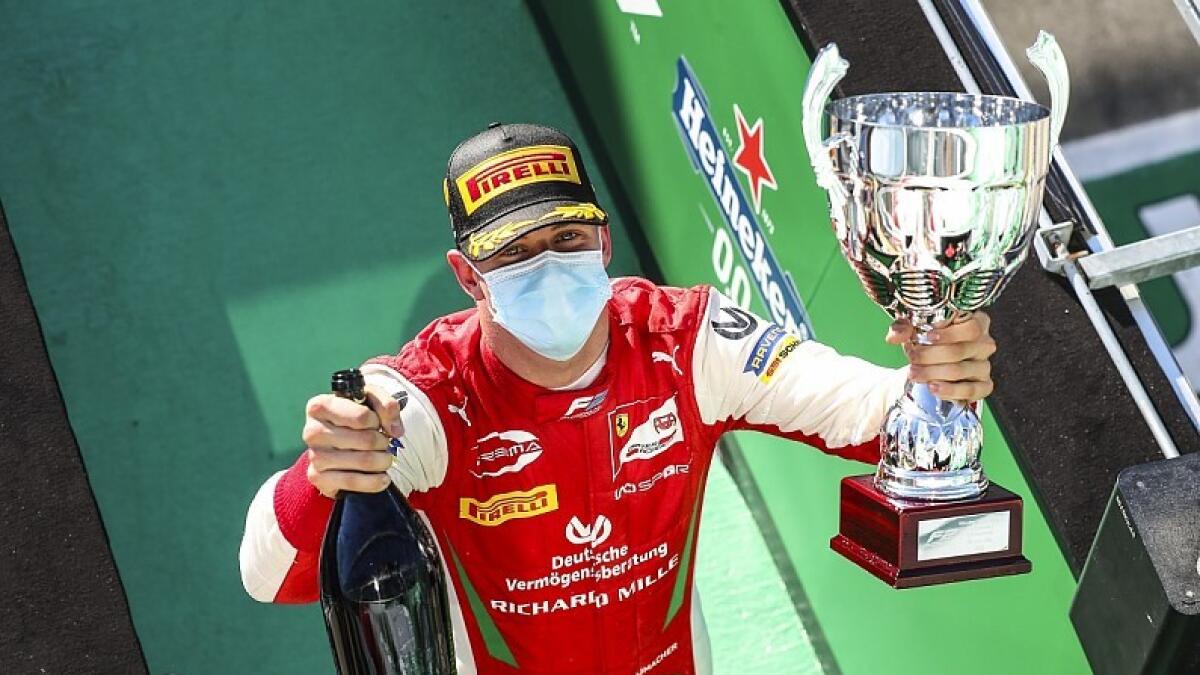 Mick Schumacher was an F2 winner at Monza on Saturday
