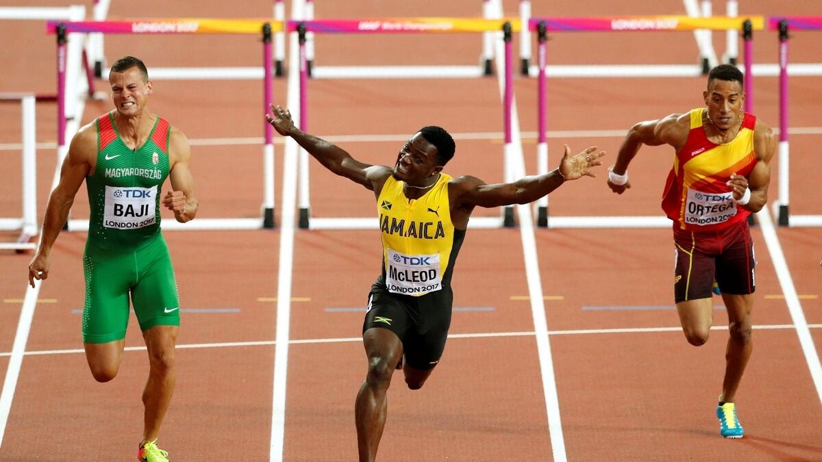 McLeod restores Jamaican sprint pride with hurdles win
