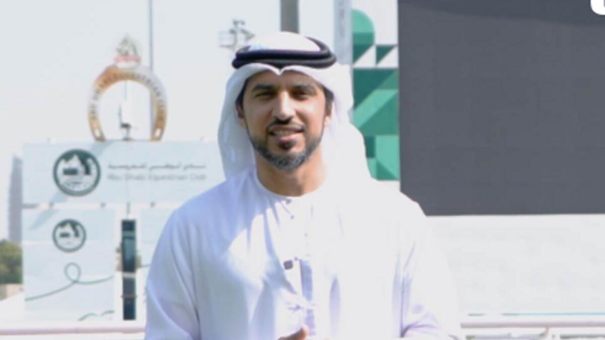 Ali Al Shaiba, Director General of Abu Dhabi Equestrian Club. - Instagram