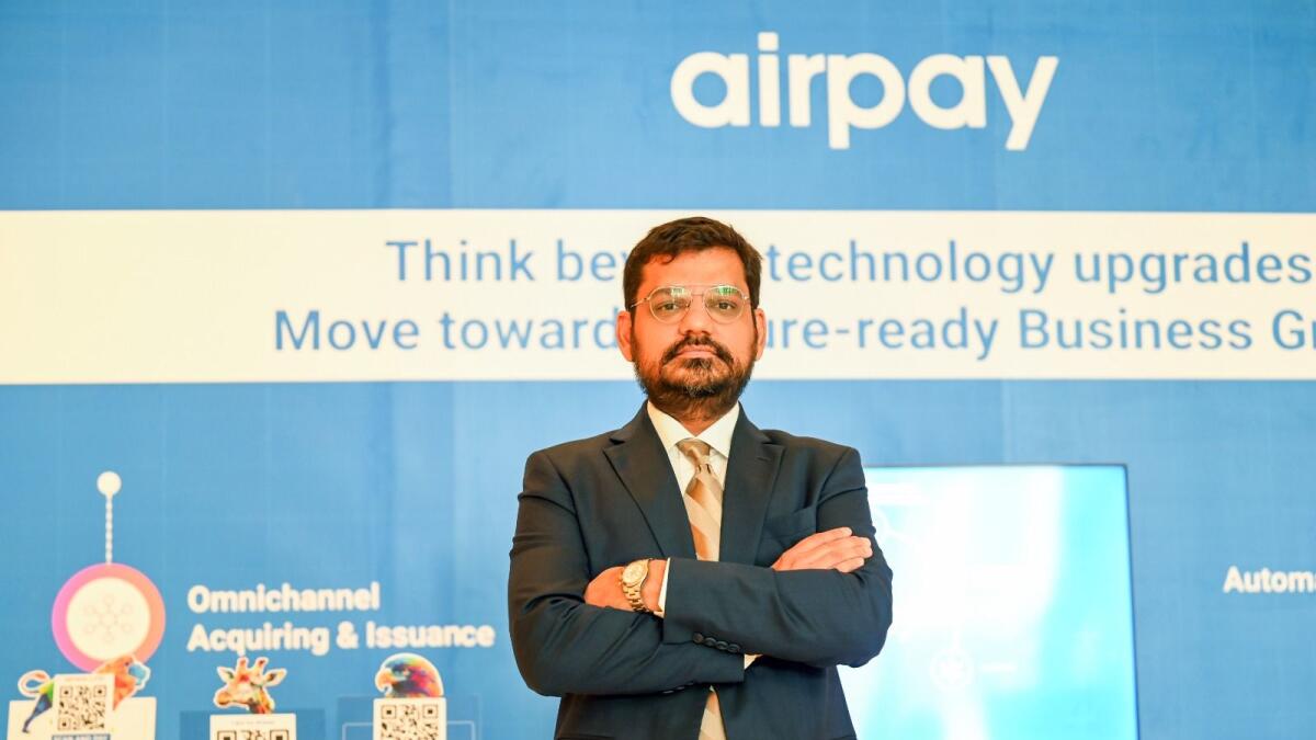 Kunal Jhunjhunwala, founder and managing director of airpay. — Shihab/Khaleej Times
