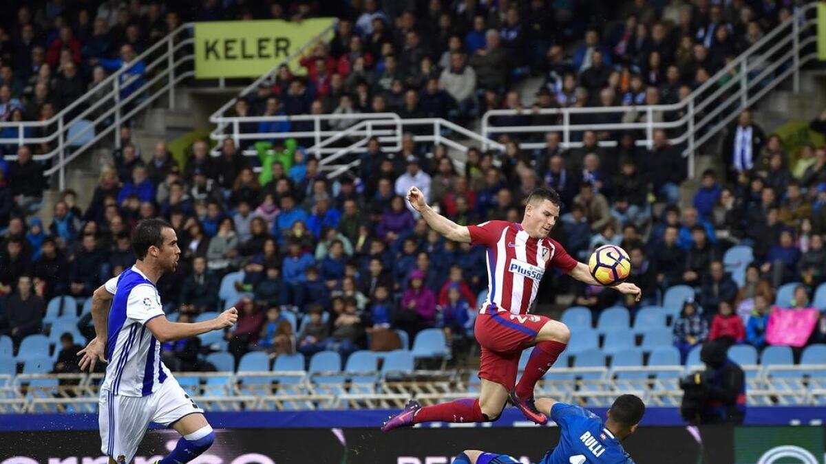 Football: Atletico pay the penalty in shocking defeat to Sociedad