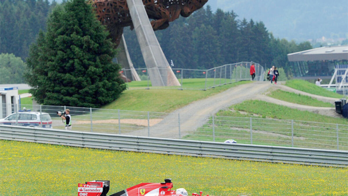 Ferrari’s Sebastian Vettel top in Austrian Grand Prix practice