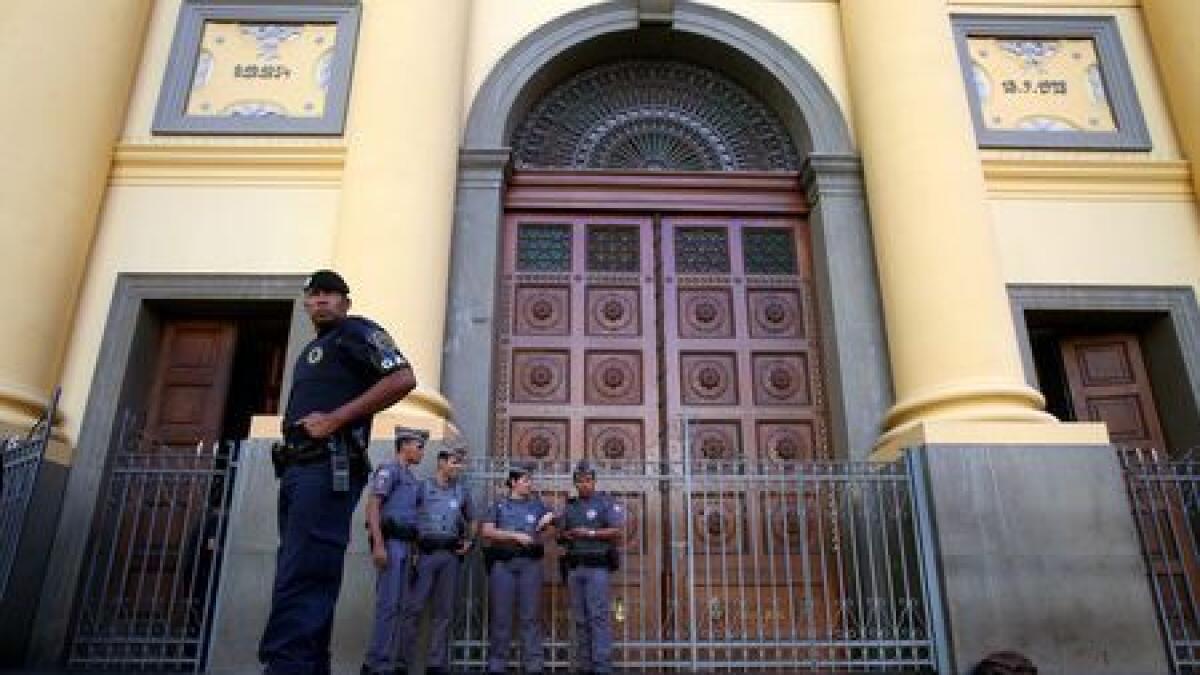 Five dead in church mass shooting in Brazil
