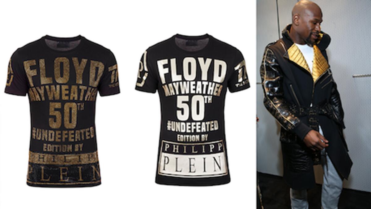 Philipp Plein launches collaboration with boxing legend Floyd Mayweather