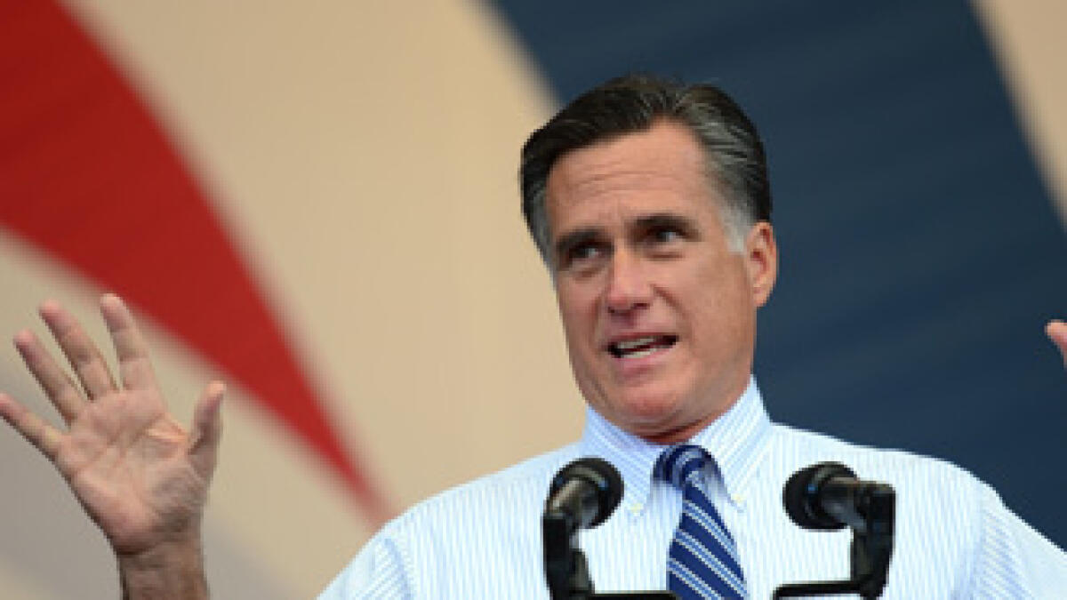 Obama riding a sinking ship: Romney