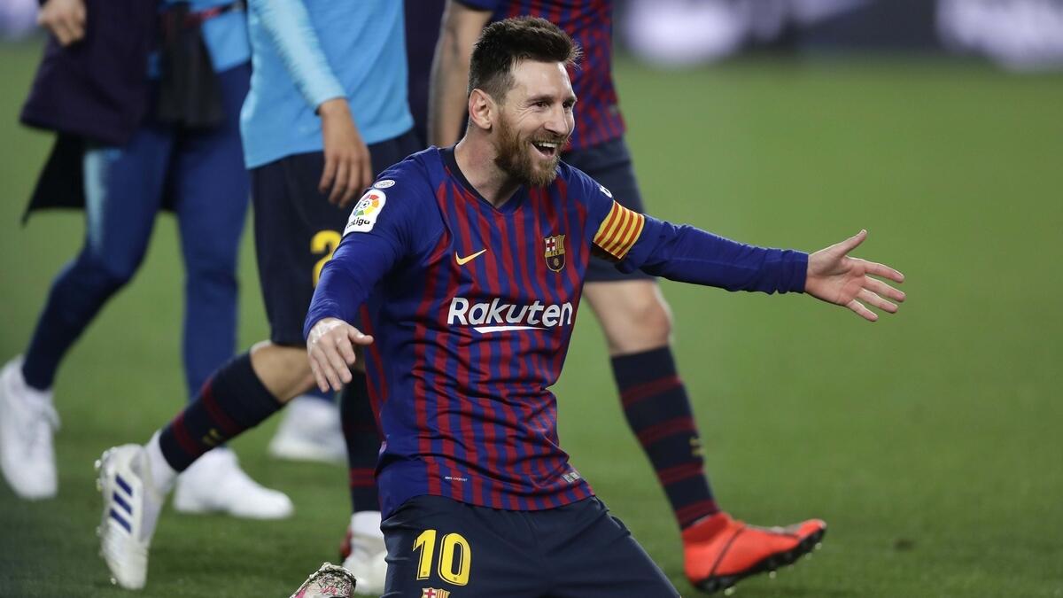 Messi also wrote on Instagram that the players will also make contributions so the club's employees can collect 100 per cent of their salary while the Covid-19 situation lasts. - AFP