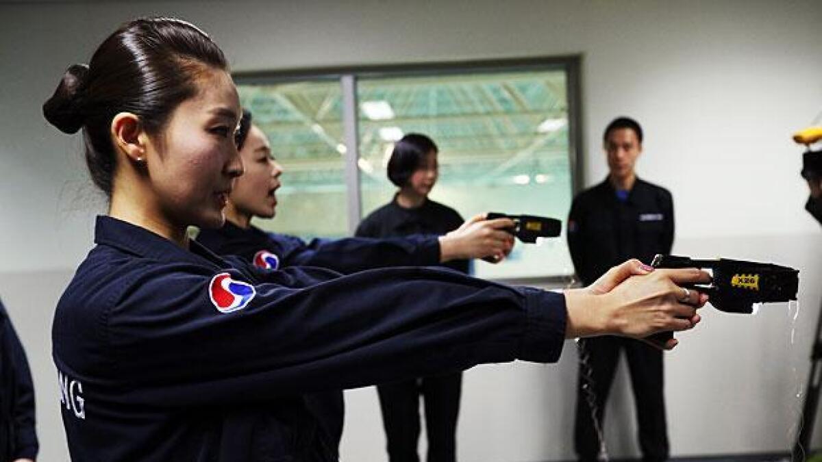 Korean Air crew to use stun guns on unruly passengers