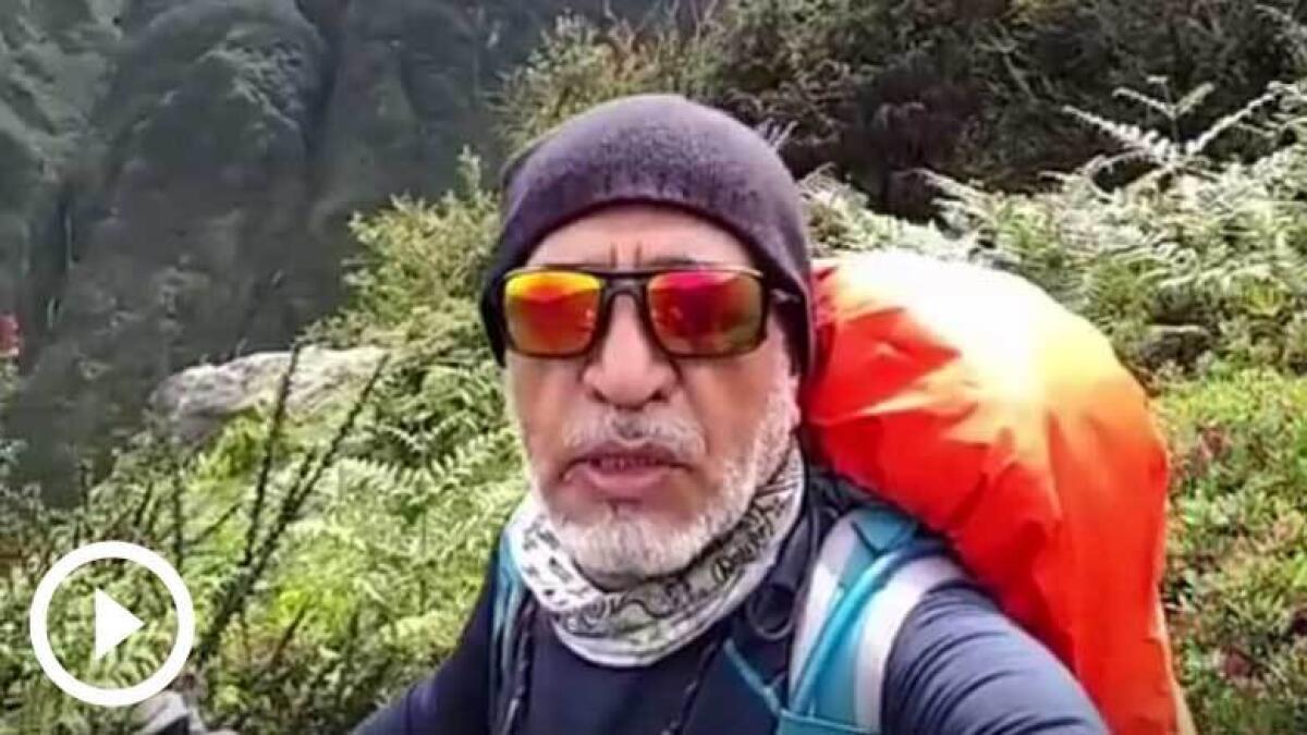 WATCH: 60-yr-old Saudi mans romantic message for wife from Mount Everest