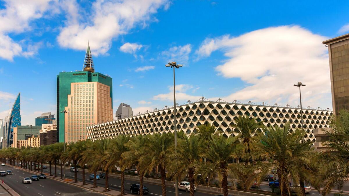A view of King Fahd Road in downtown Riyadh. — File photo