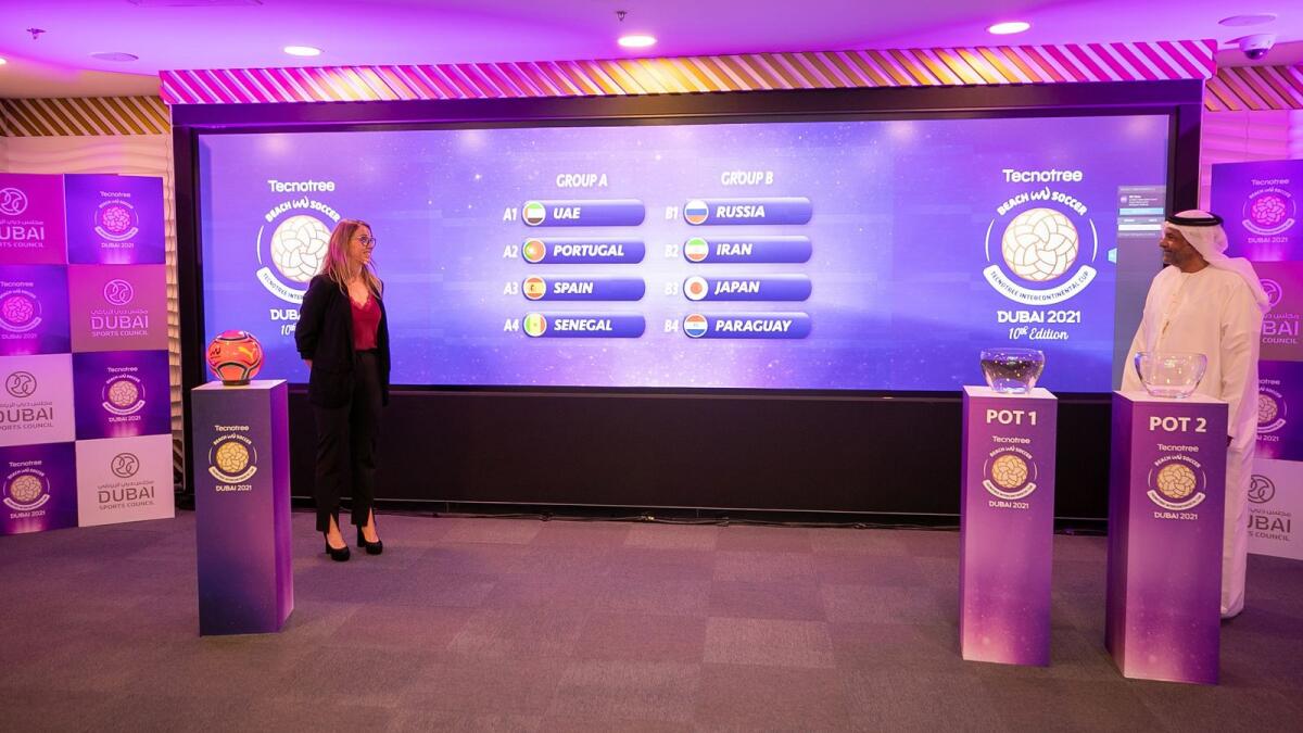 The draw was held on Tuesday at Dubai Sports Council headquarters. (Supplied photo)