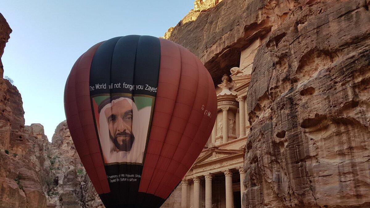 Year of Zayed Balloon concludes tour of Jordanian cities