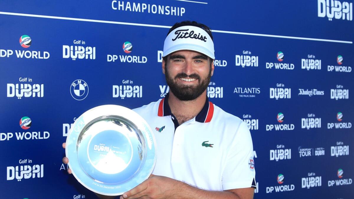 Antoine Rozner claimed the inaugural Golf in Dubai Championship presented by DP World. — Supplied photo
