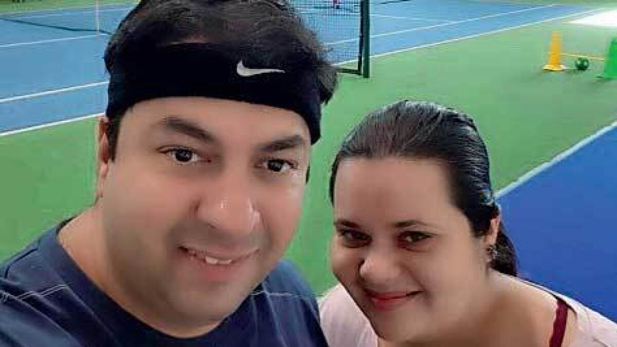 Nahid Elavia and her husband take part in the fitness challenge activities whenever they get the time and chance.