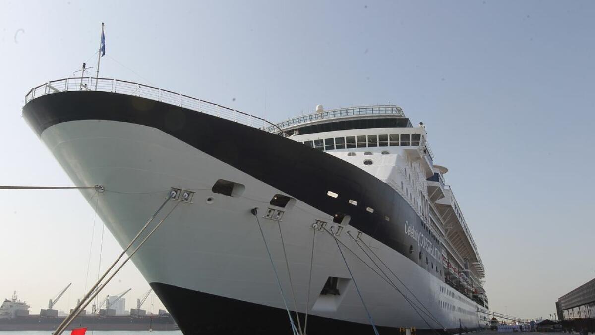Premier cruise anchors in Abu Dhabi waters