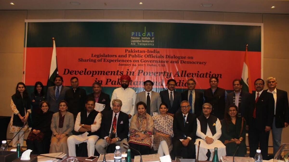 Indian-Pakistan politicians meet in Dubai to discuss poverty alleviation