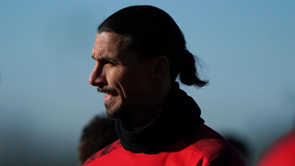 Zlatan Ibrahimovic re-joined Milan in January after two seasons with Major League Soccer’s LA Galaxy. — AP