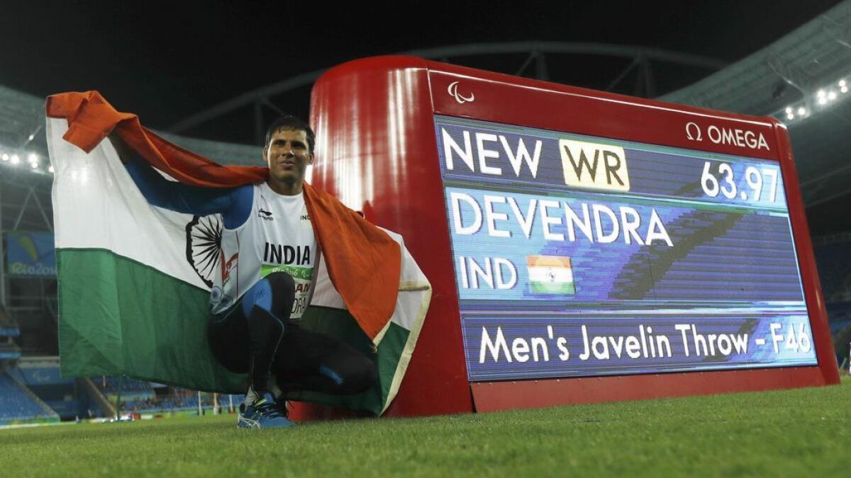 Rio Paralympics: Indias Devendra Jhajharia wins gold in Javelin throw