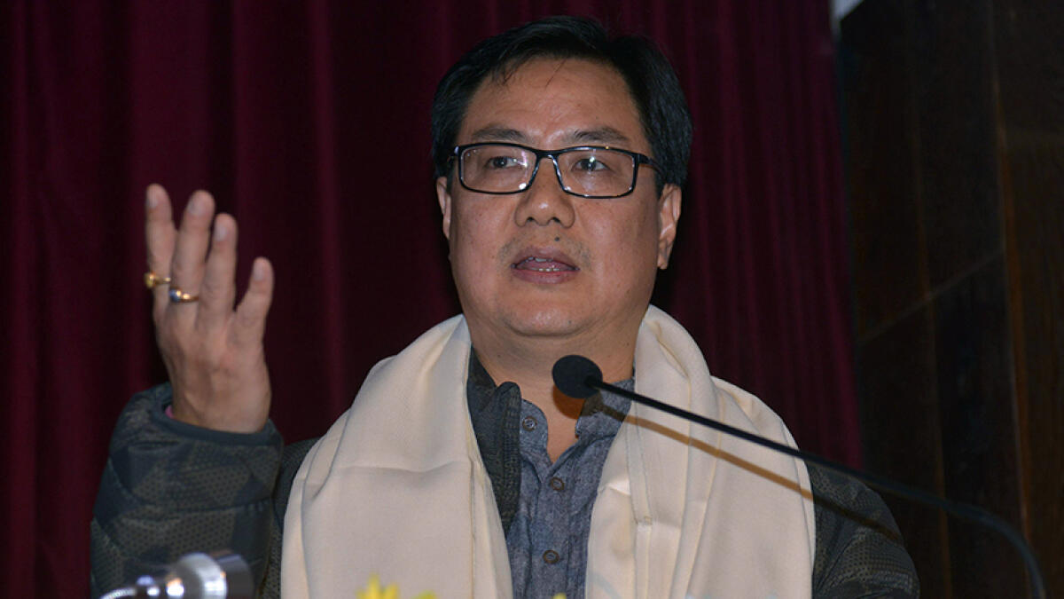 The Indian Sports Minister Kiren Rijiju said athletes who will be initially allowed to train will be those who have qualified for the Tokyo Olympics. -- AFP