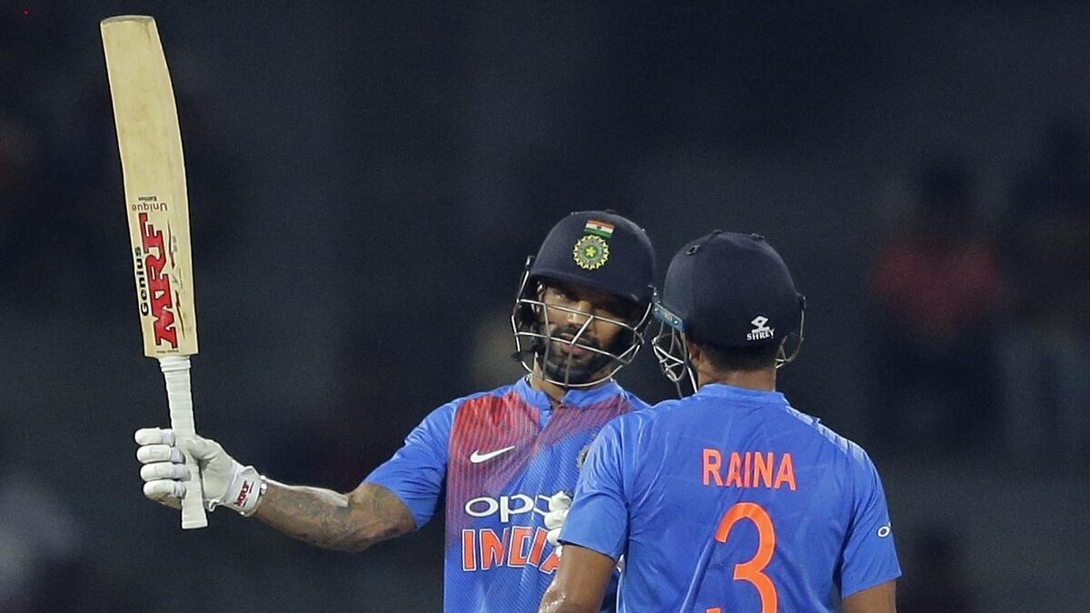 Dhawan powers India to six-wicket T20 win