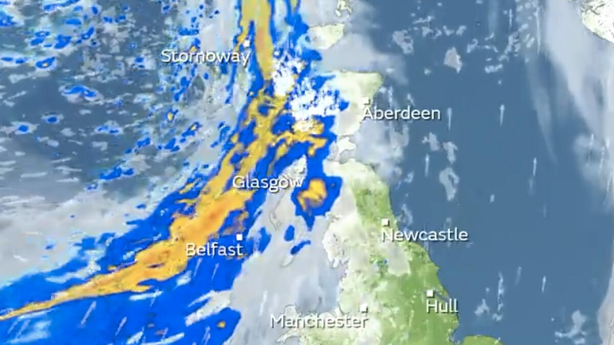 Storm Ciara, named by the Met Office national weather agency, was also supposed to bring heavy rains, prompting the agency to issue 22 emergency flood warnings and 149 flood watch alerts.(Image: metoffice.gov.u)