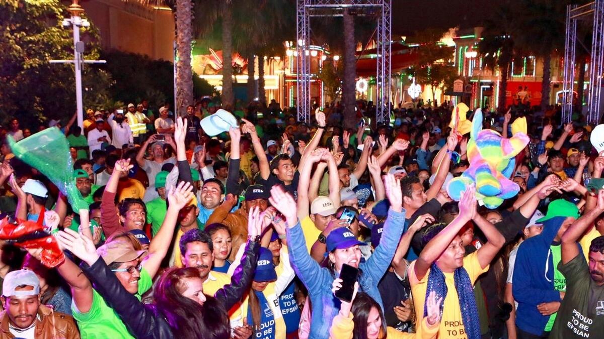 4,000 workers, UAE, display, unity in diversity, celebrate, Year of Tolerance , 