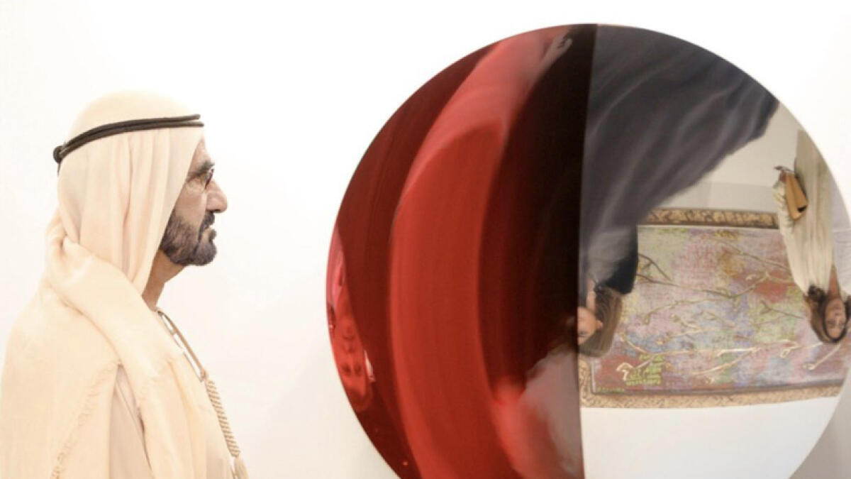 Photos: Sheikh Mohammed visits Art Dubai