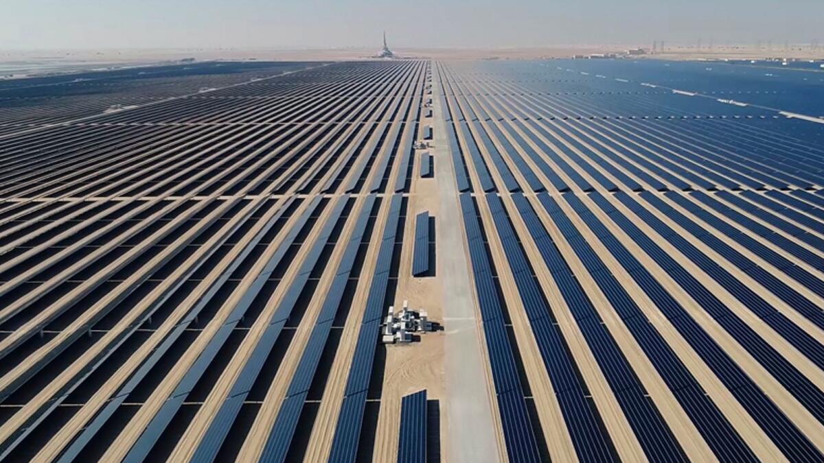 Dewa aims to provide 75 per cent of Dubai’s total power capacity from clean energy sources by 2050. — Supplied photo