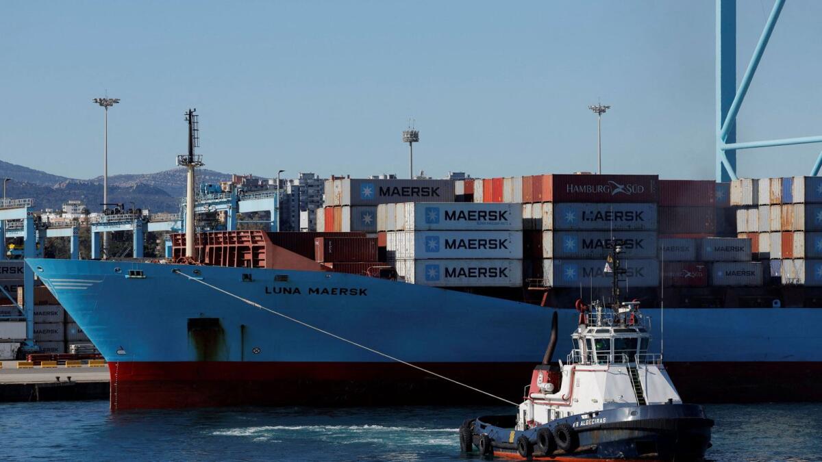 Containers are seen at the port of Algeciras, Spain. Concerns over a Europe-wide recession have receded in recent months. - Reuters