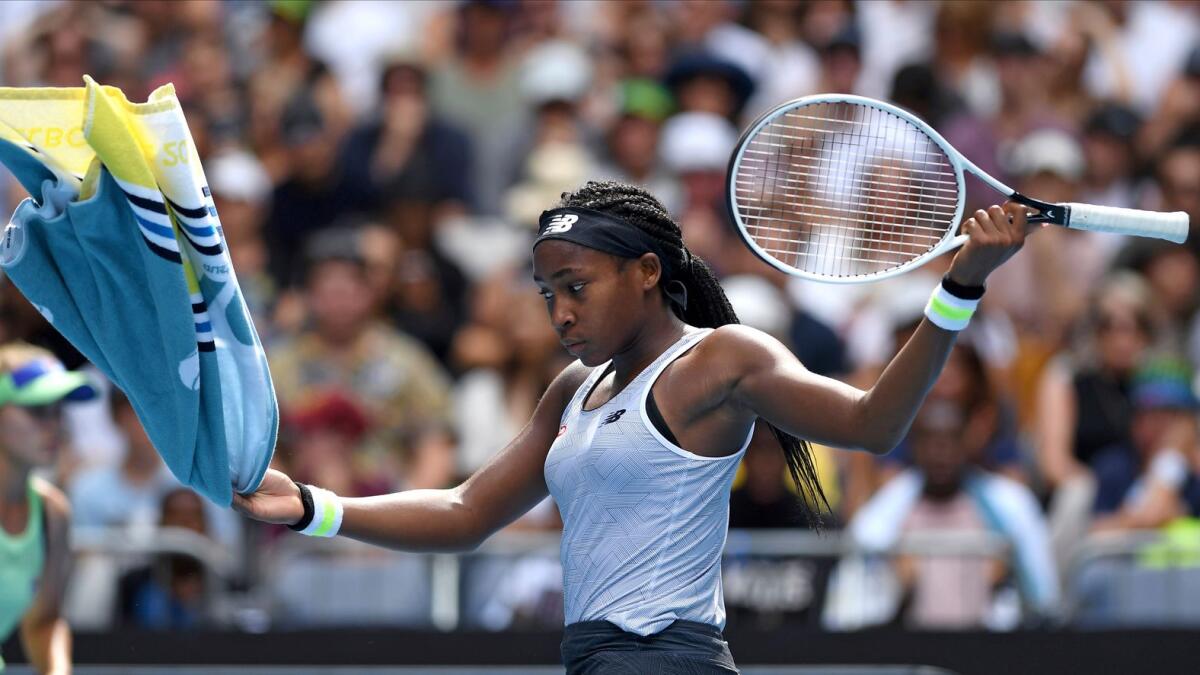 Coco Gauff has won 20 of her last 26 matches. — AP
