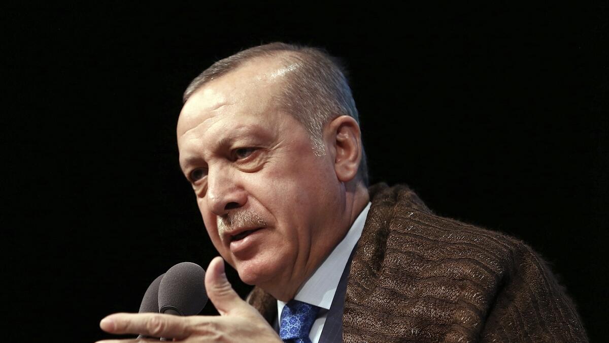 Turkey's President Recep Tayyip Erdogan (AP)