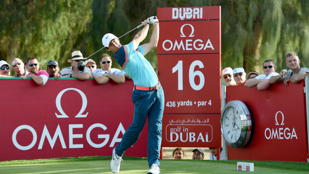 Rory McIlroy in action during last year’s event. 