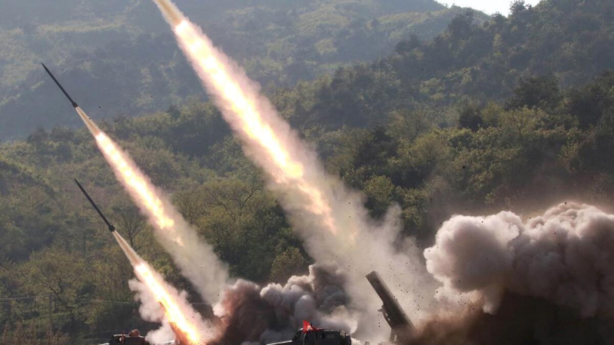 North Korea fires more missiles, US announces ship seizure as tensions mount