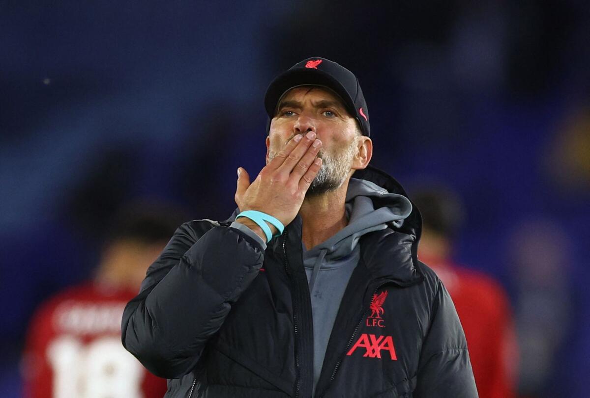 Liverpool manager Juergen Klopp admitted that this would not be a historically good season for his team.  Reuters