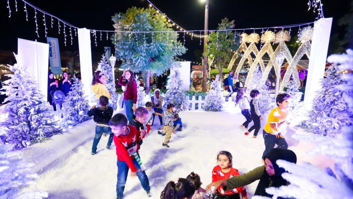 2-Last Exit Al Khawaneej: The destination has been transformed into an urban winter carnival with so many activities for families, including an outdoor custom ice rink, a seriously fun snowball fight pit, a snow tubing slope, and snowmen building zones.&gt;&gt; Open until February 1
