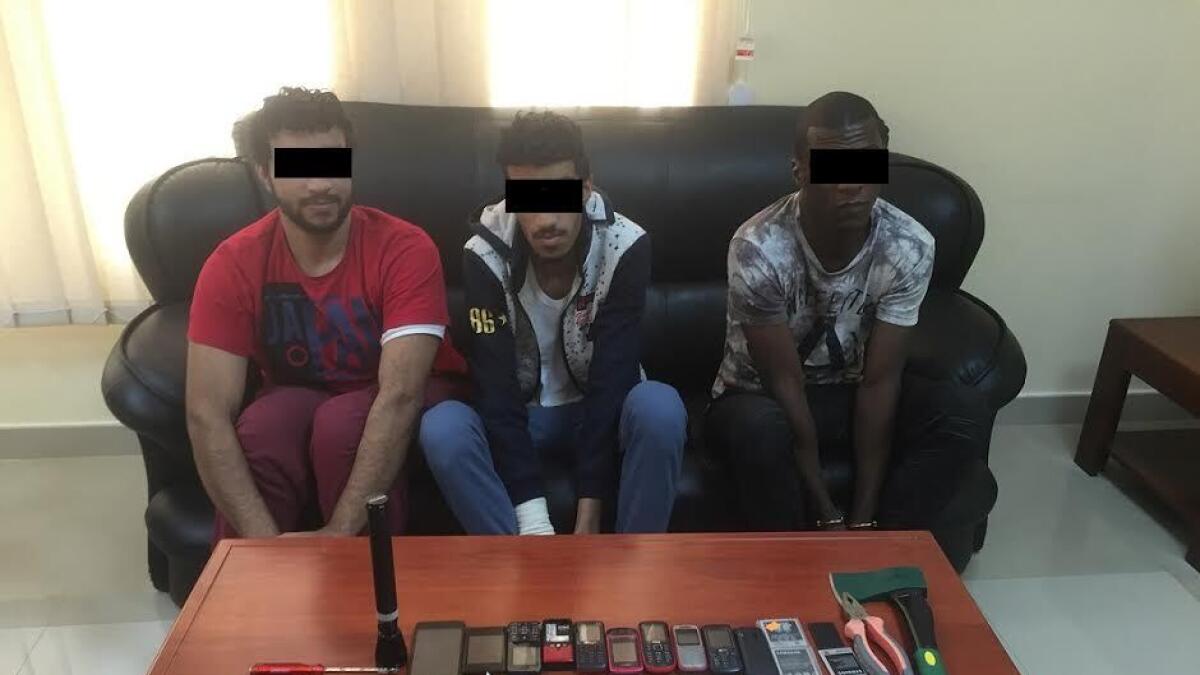 3 held for spate of robberies in three emirates 