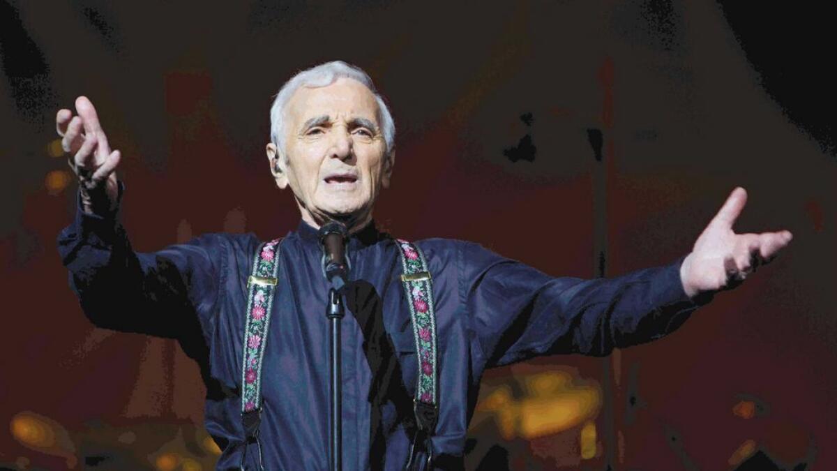 Charles Aznavour gives us a brief glimpse into his incredible life