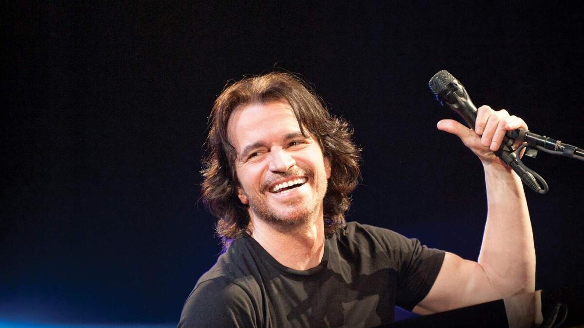 Yanni excited to be in the UAE