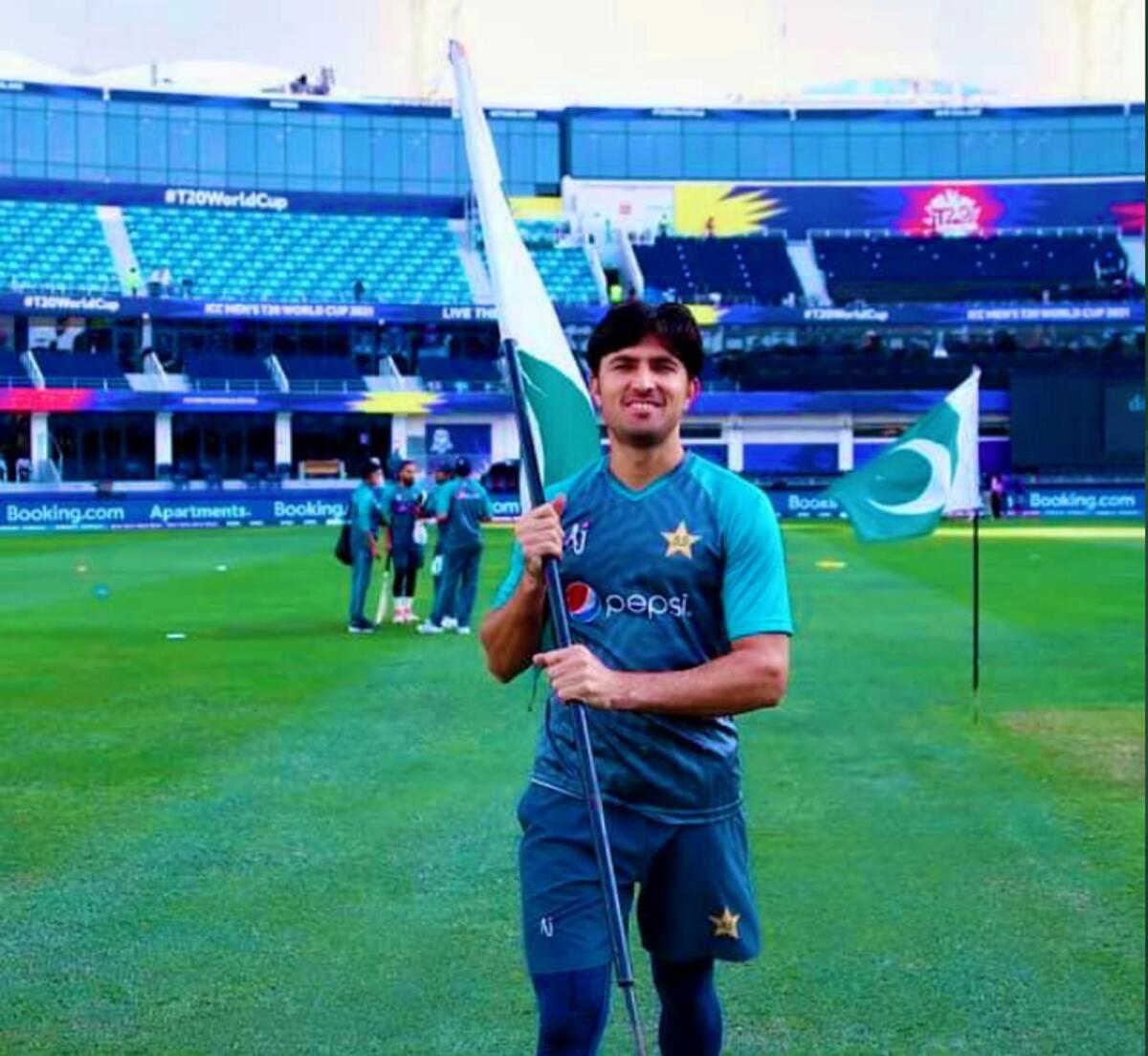 Pakistan fast bowler Mohammad Wasim Jr. (Twitter)