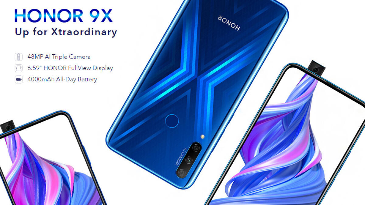 HONOR 9X - Ditching the notch for a pop-up camera 