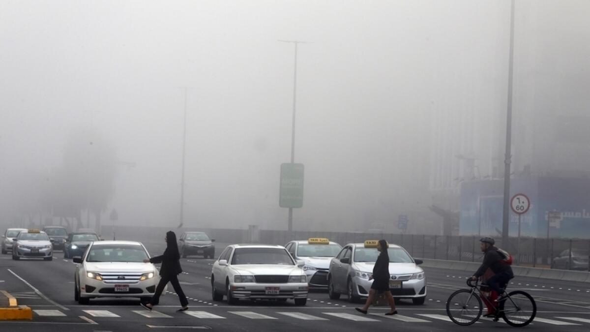 Weather, fog, Mist, UAE weather, temprature