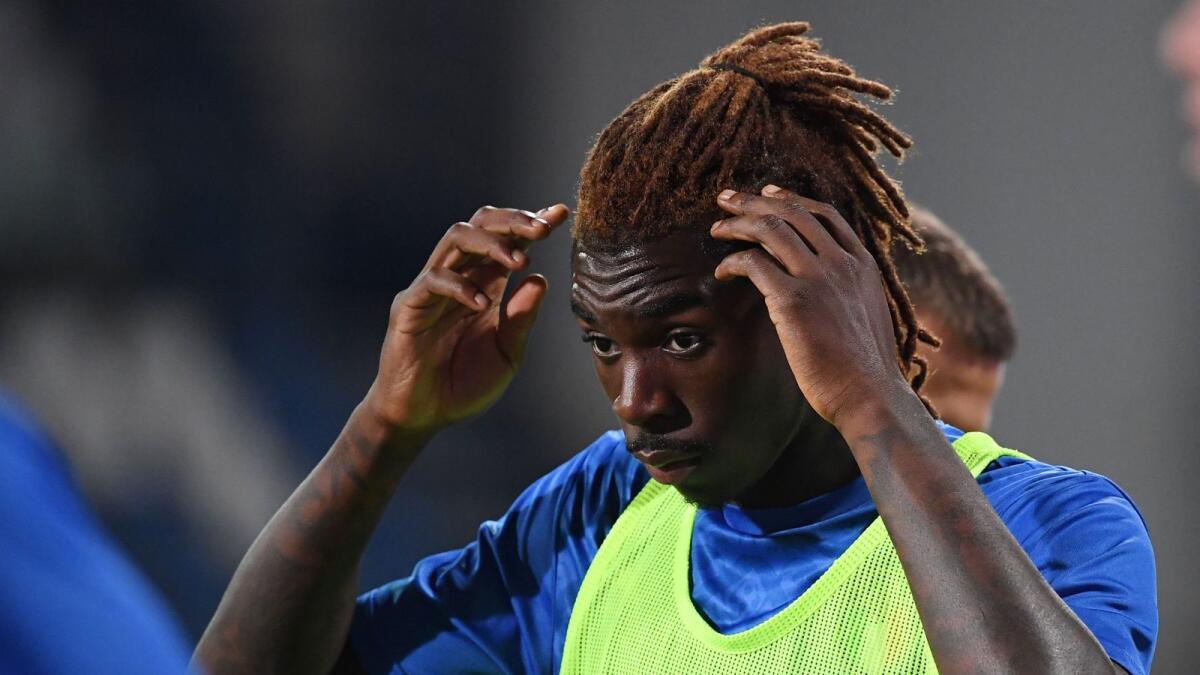 Moise Kean re-joins Juventus on a two-year loan deal. — Reuters