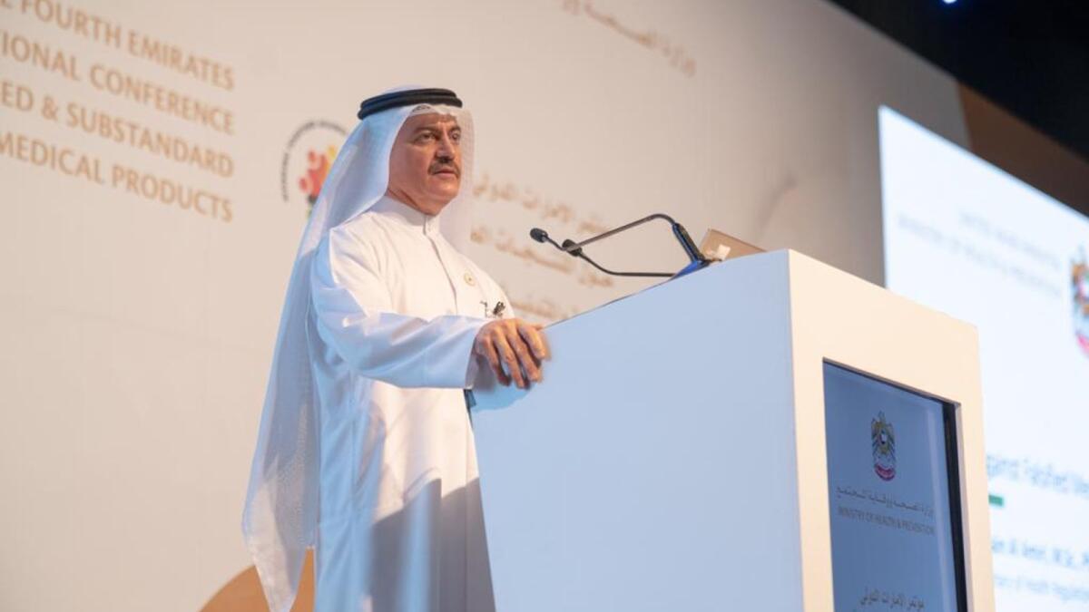 Dr Amin Hussain Alameeri, the assistant undersecretary of the health regulation sector at the UAE Ministry of Health and Protection. – Supplied photo